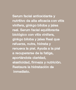 Vitis Vinifera, Gingko Biloba & Royal Jelly Essence